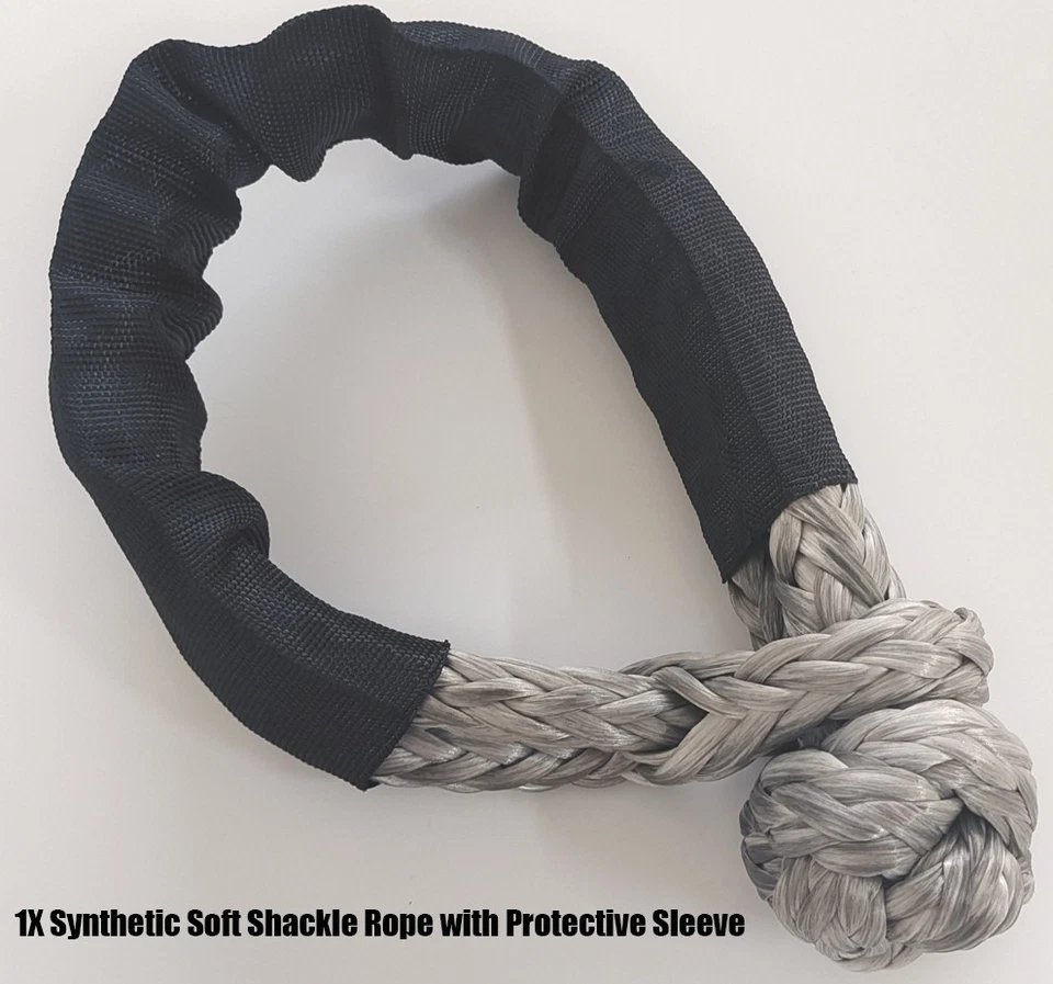 Cuerda de cabrestante sintética Soft Shackle Recovery 1/2"x22" 56,000 libras resistencia a la rotura Foto 1 de 4
