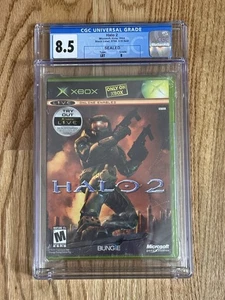 X-Box Halo 2 CGC Graded 8.5 Sealed B Black Label 2004 1st Print - Picture 1 of 3