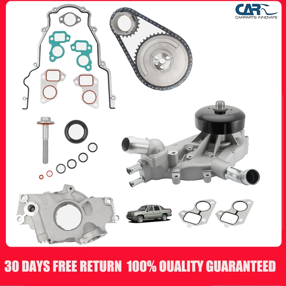 M295 Oil Pump Timing Chain Kit AW5104 Water Pump for Chevrolet GMC LS 4.8L 5.3L Foto 1 de 4