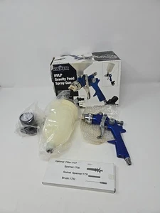 Pistola pulverizadora de alimentación por gravedad Vaper HVLP aguja de 1,4 mm 15-50 PSI 7 9,0 CFM nueva caja abierta - Imagen 1 de 8