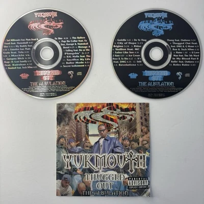 YUKMOUTH Thugged Out: The Albulation Gangsta Hip Hop 2xCD Tech N9ne Rap-A-Lot - Imagem 1 de 4