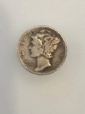 1943-D 10C Mercury Dime VF - Image 1 of 2