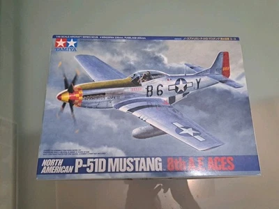 P-51D Mustang 8th A.F. Aces Tamiya 1/48 As New  - Immagine 1 di 4