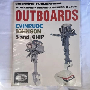 Scientific Publications Outboards Evinrude Johnson 5-6 Hp Manual 106 - Foto 1 di 8
