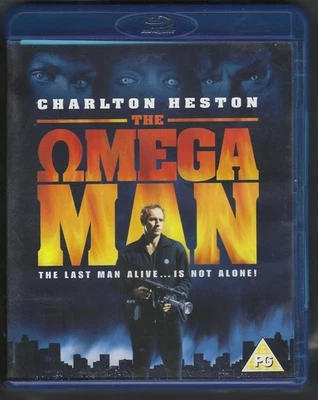 The Omega Man (1971) Blu Ray Region B Charlton Heston ... The last man alive? - image 1 of 4