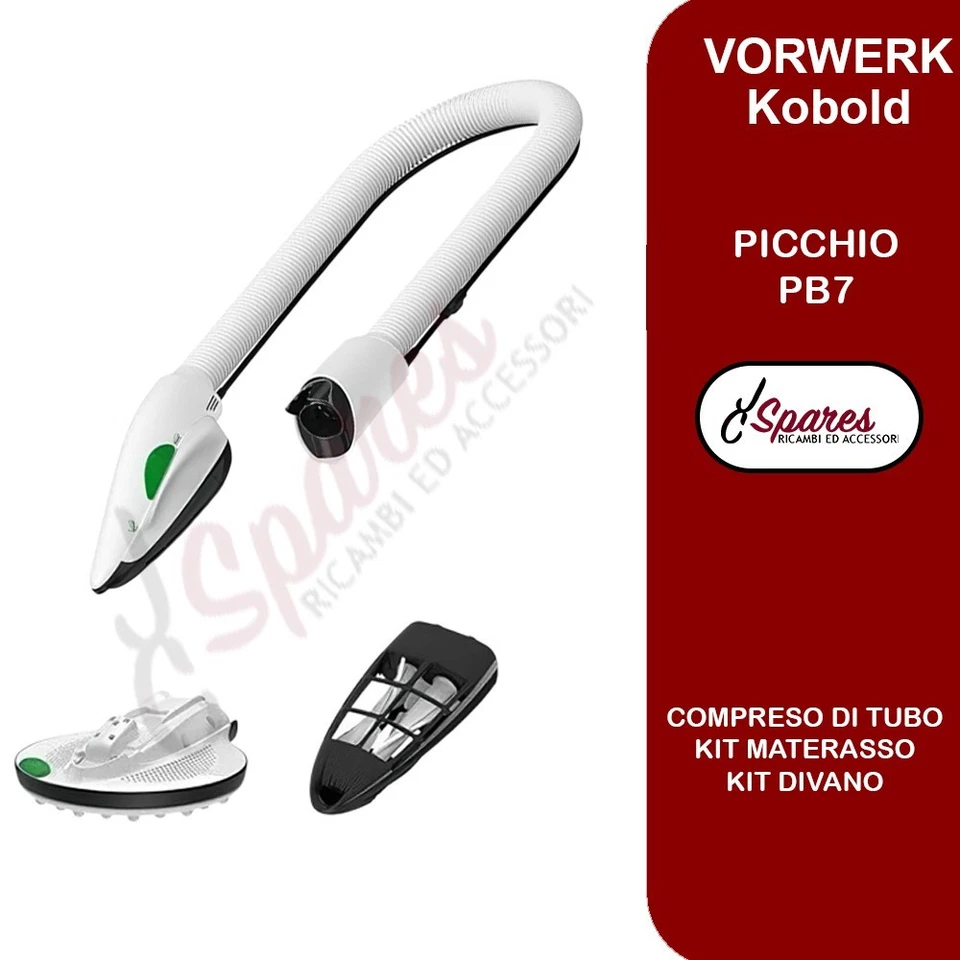 ✅Kit Completo Picchio Spazzola per Imbottiti Divani e Materassi Folletto PB7✅ - Immagine 1 di 1