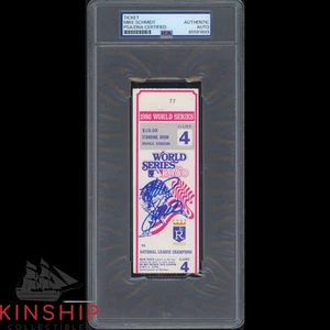 Mike Schmidt signed 1980 World Series Ticket PSA DNA Slab Phillies Auto C5260 - Picture 1 of 1
