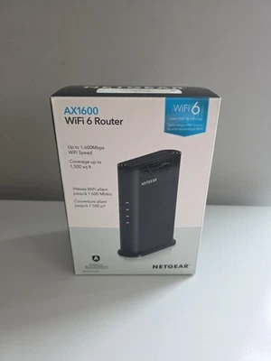 NETGEAR WiFi 6 Router Model RAX5 Security Features AX1600 Wireless Speed Tested  - Image 1 of 4