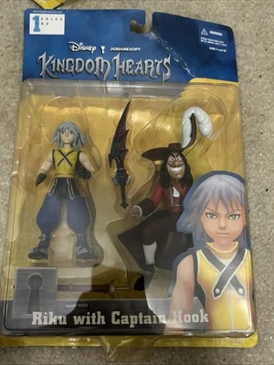 Kingdom Hearts RIKU Captain Hook 动作玩偶 迪士尼 Squaresoft 系列 1 — 第 1/2 张图片