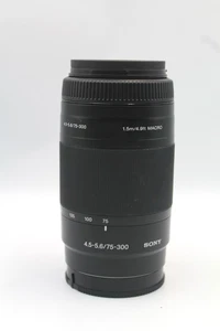 Sony 75-300mm Telephoto Lens F4.5-5.6 for Sony A-Mount SAL75300 + UV Filter - Picture 1 of 7