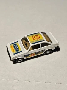 Vintage 1978 Matchbox #9 Superfast Ford Escort RS2000 White Shell Lesney Diecast - Bild 1 von 6