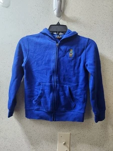 Ralph Lauren Polo Bear Hoodie Full Zip Fleece Boys 7 Clean - Picture 1 of 13