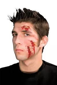 Woochie Glass Attack Latex Prosthetic Shattered Glass Wound Professional Makeup - Picture 1 of 2