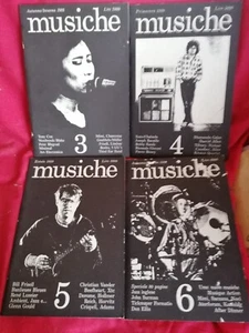 Lot Of 4 Numbers Magazine Musiche Jazz Minimal Rock Pierre Henry Third Ear Band - Picture 1 of 1