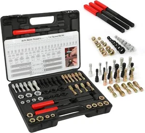 48PCS Threaded Metric Blades Repair Kit Thread Chaser Set Rethread Repair Tool - Picture 1 of 16