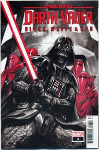 STAR WARS DARTH VADER BLACK WHITE RED #3 KLEIN 1:25 VARIANT (MARVEL 2023) - Picture 1 of 2