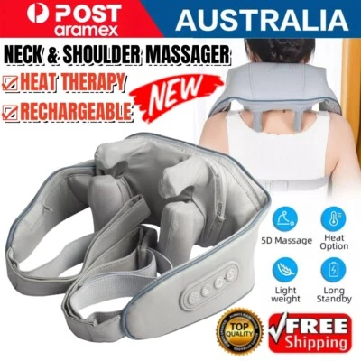 Neck Massager Shoulder Trapezius 5D with Heat Goletsure Massage Relief Pain AU - image 1 of 4
