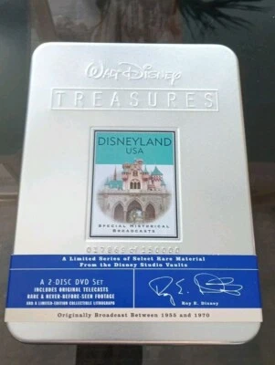 Walt Disney Treasures Disneyland USA 2 DVD Set Original Broadcasts 1955 and 1970 - Image 1 of 3