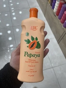 Papaya Hand & Body Lotion Feuchtigkeit 600 ML Kostenloser Versand - لوشن البابايا - Bild 1 von 1