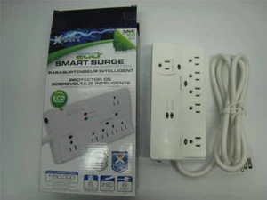 NEW XFinity ECO Smart Surge Energy-Saving Protector 6 Oulet 2160 Joules Warranty - Picture 1 of 6