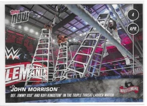 JOHN MORRISON 2020 TOPPS NOW WWE #15 WRESTLEMANIA 36 SSP - Imagen 1 de 2