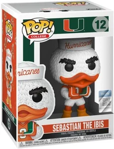 Pop! NCAA Mascots University of Miami Sebastian The Ibis #12 by Funko - Picture 1 of 2