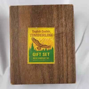 Vintage English Leather Timberline After Shave & Soap on Rope Gift Box Set NOS - Picture 1 of 9