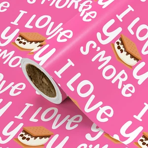 Funny Valentines Day Wrapping Paper Roll - Mini Roll - 17 Inch X 16.5 Feet - Swe - Picture 1 of 3