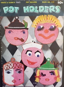 Pot Holders Crochet Patterns By Coats & Clark s6 - Picture 1 of 4