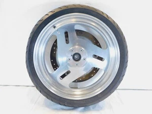 1995 & 1996 Buell M2 Thunderbolt Marchesini Silver Front Wheel Rim & Tire - Picture 1 of 24