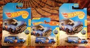 3 Hot Wheels 2017 Blue New Model TIME SHIFTER 2 N Case & 1 Short Card Combine SH - Picture 1 of 12