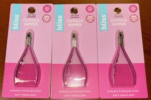 Bliss Edelstahl Soft Touch Nagelhautzange Spitze Top Form (3) KOSTENLOSER VERSAND - Bild 1 von 3