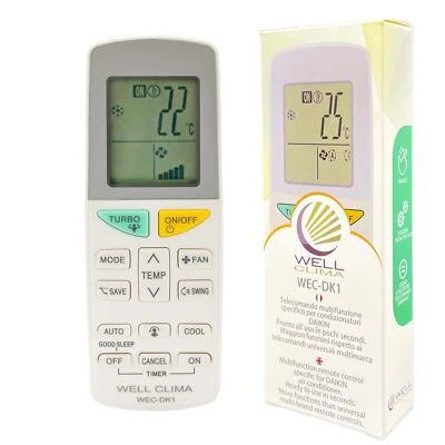 Télécommande Universelle pour Climatisateurs Daikin Compatibilité Garantie De... - Photo 1/4