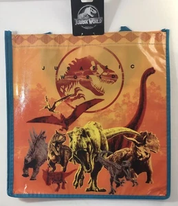 Dinosaur Jurassic World Tote Bag Gift Bag - Picture 1 of 3