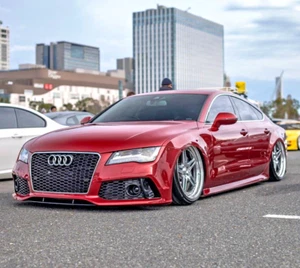 BKM RS7 Style Upgrade Front Bumper silver option, fits Audi A7 S7 RS7 C7 - Picture 1 of 23