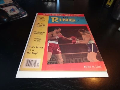THE RING Boxing Magazine april 1976 NORTON LOVELL COVER FOREMAN  - Image 1 of 4