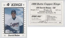 1990 Sport Pro Butte Copper Kings David Hulse #8