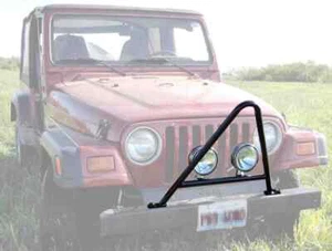 J0029544 Steinjager Front Bolt On Stinger With Light Bar Jeep Wrangler - Picture 1 of 1