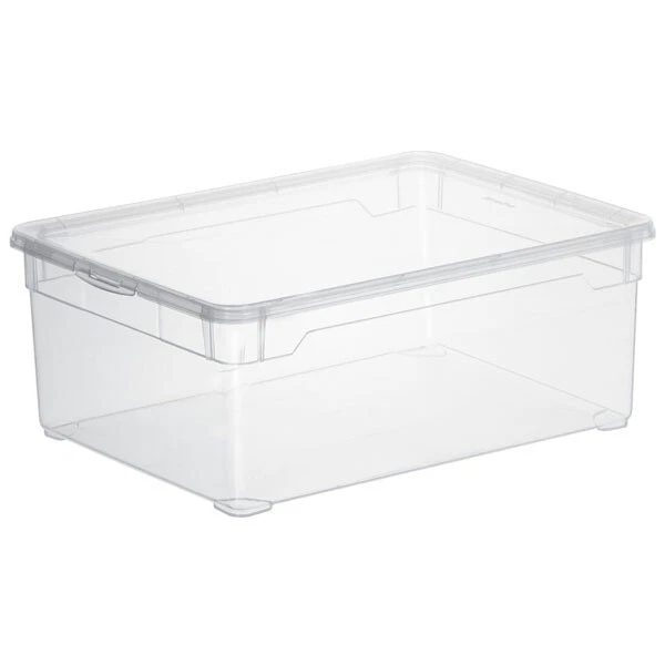 ROTHO CLEARBOX BOX MEN SHOE 10 L CLEAR NEU - Bild 1 von 1