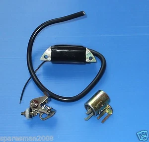 KAWASAKI ISEKI KAAZ KT18 KT30 IGNITION COIL POINTS CONDENSOR - Imagen 1 de 3