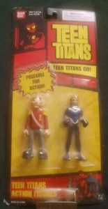Bandai 2005 Teen Titans Poseable Aqualad And Puppet King - Picture 1 of 11