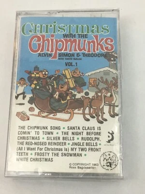 Christmas With The Chipmunks Cassette SEALED - Image 1 of 4