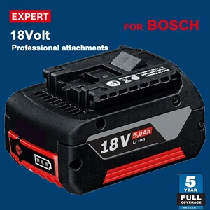 Batería de iones de litio 5.0AH 18V BAT618 BAT609 para Bosch BAT620 BAT610G BAT619G 24618-01 - Imagen 1 de 13