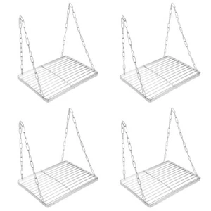 4 -mounted Storage Rack Floating Shelves Shelf Bedroom Hanging - Picture 1 of 12