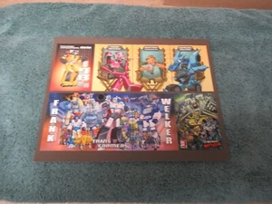 BOTCON 2015 TRADING CARD PRINT, UNCUT CARDS; Transformers - Picture 1 of 2