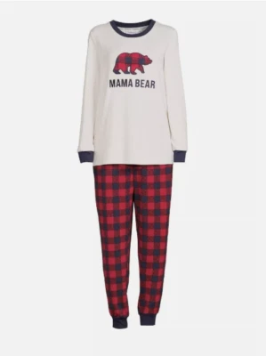 Conjunto de pijama Dear Foams para mujer de 2 piezas manga larga parte superior inferior talla grande (12-14) Foto 1 de 4