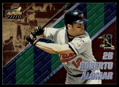 1998 PACIFIC AURORA PENNANT FEVER Roberto Alomar Baltimore Orioles #6 - Image 1 of 2