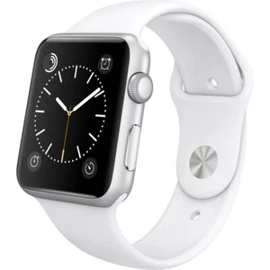 Apple Watch Sport 42mm Smartwatch (Silver Aluminum Case, White Sport Band) - Picture 1 of 3