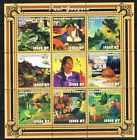 Ensemble de peinture célèbre art mozambicain Paul Gauguin en feuille 2001 neuf neuf dans son emballage d'origine A-3