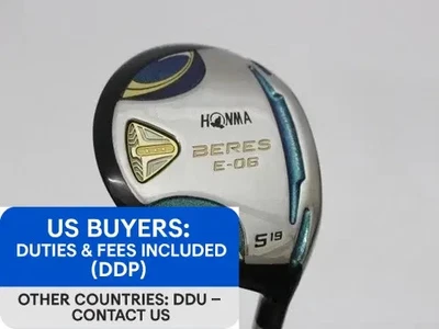HONMA BERES E-06 3-Star 5W 19° Fairway Wood RH R-Flex ARMRQ X43 Japan Model - Image 1 of 4